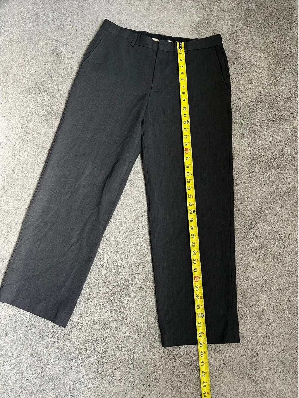 Eddie Bauer Wrinkle Resistant Classic Fit Dress Pants Gray Men’s 34x31